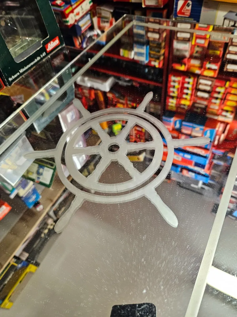 Pub Mirror Ships Wheel - Image 2