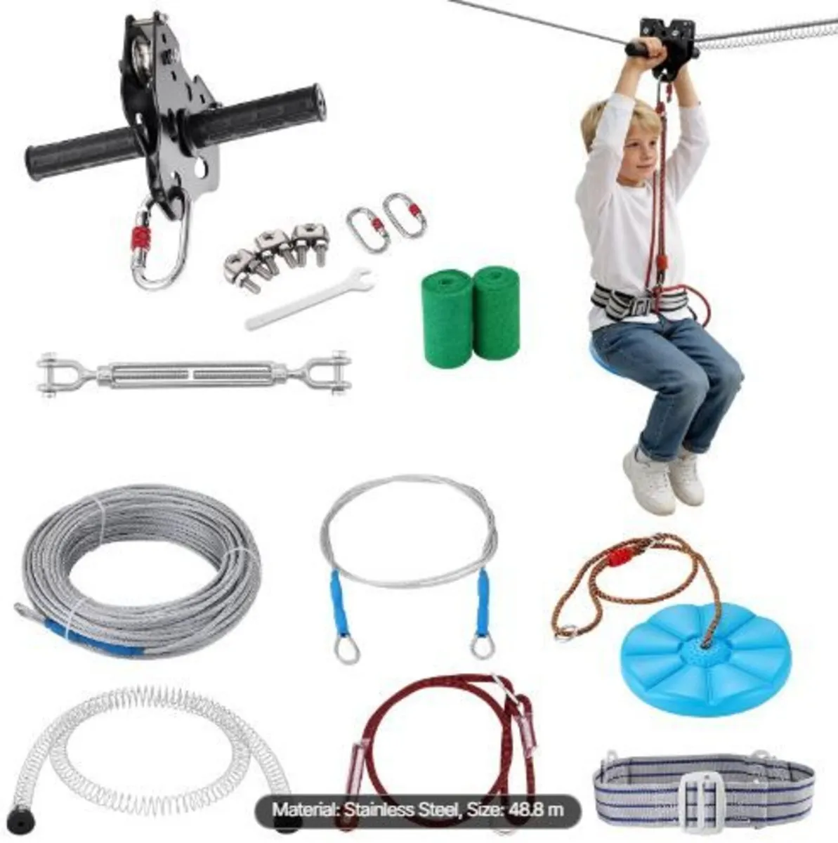 Zipline Kit for Kids and Adult - Image 1