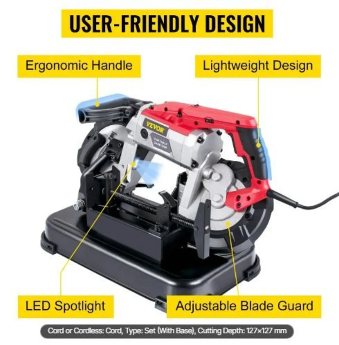 Portable Band Saw, 127 mm x 127 mm Cutting - Image 2