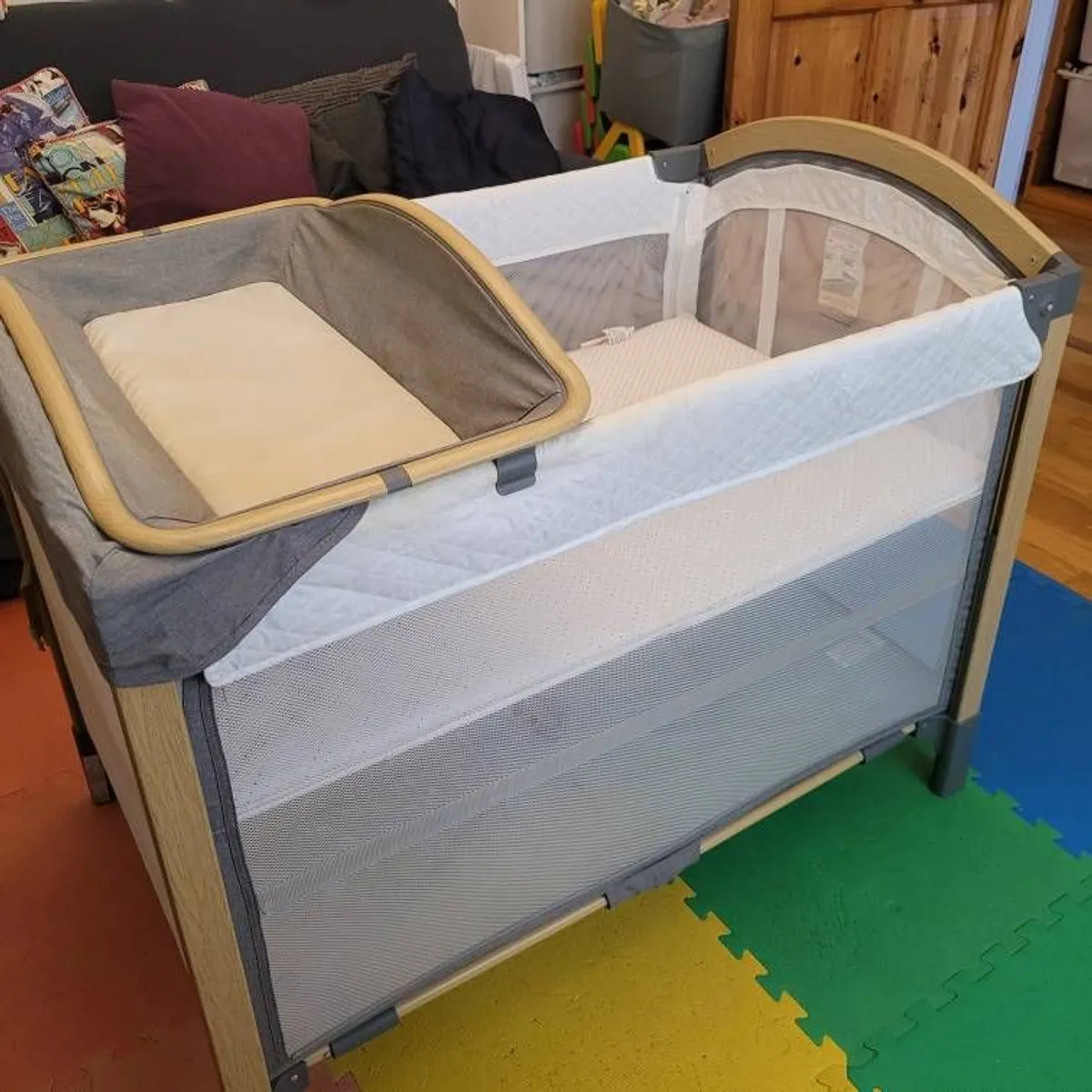 Babylo Oasis Folding Travel Cot - Image 1