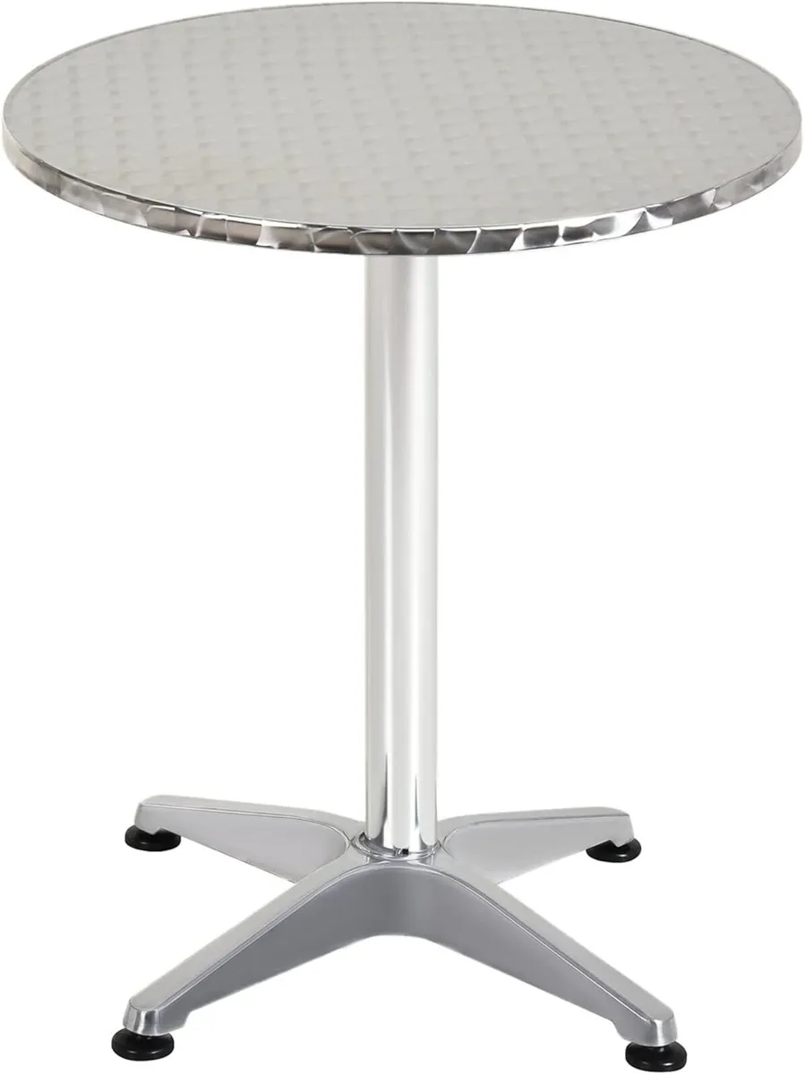 Bistro Bar Table Round Tabletop Dining Wine - Image 1