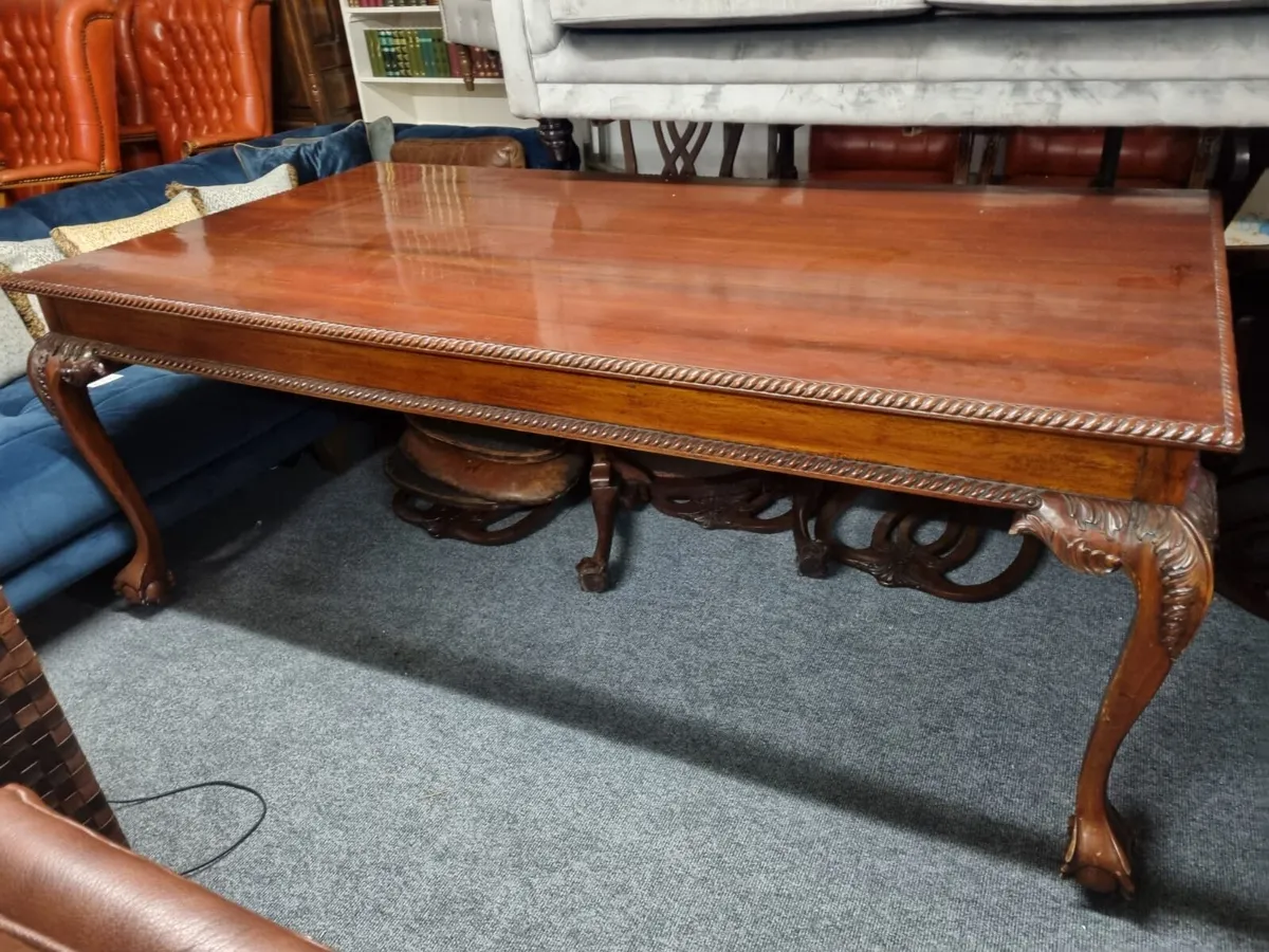 Gorgeous mahogany table - Image 2