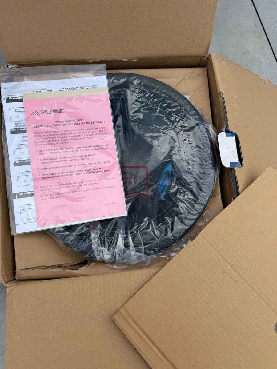 2 subwoofer brand new - Image 1