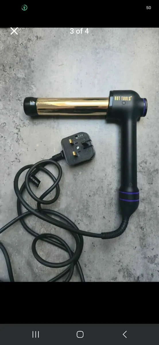 Hot Tools Professional Curlbar Gold 32mm - Image 1