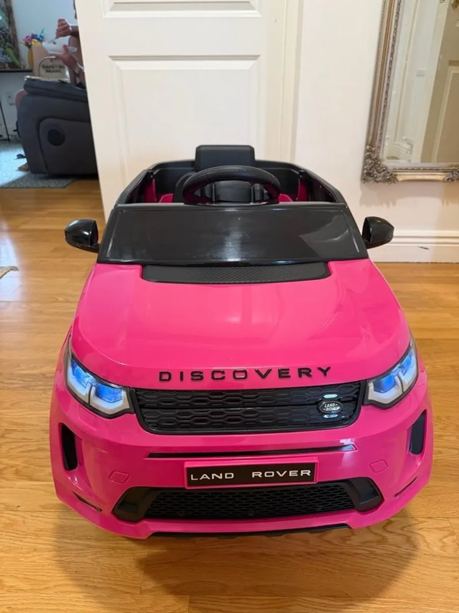 Kids Land Rover Electric Ride on car Pink - Image 1