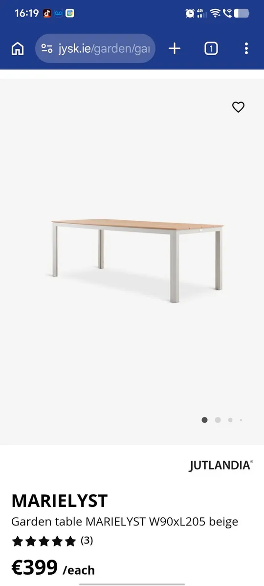 Brand new Large Garden Table - Image 1