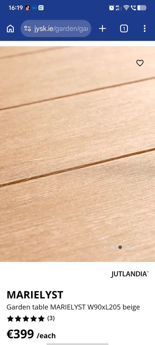 Brand new Large Garden Table - Image 2