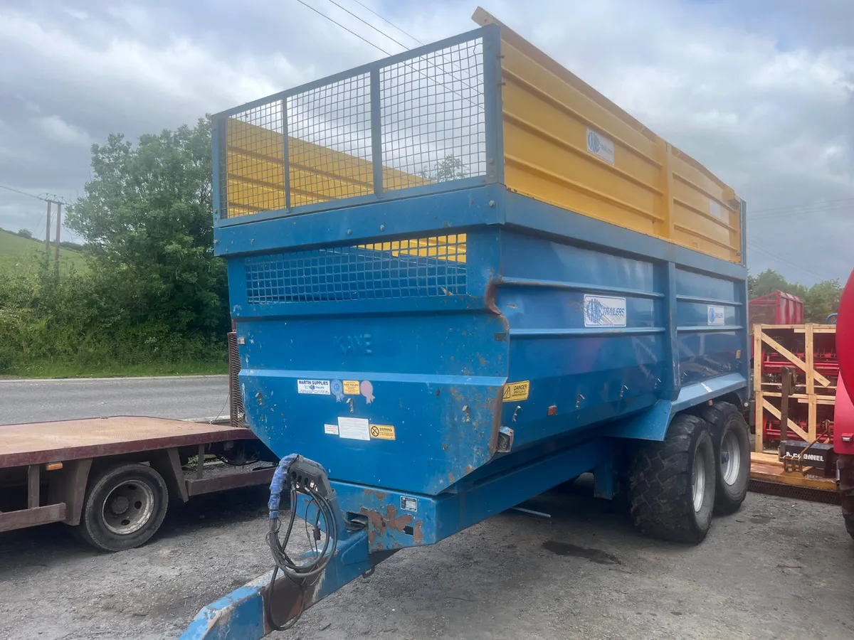 Used Kane 16T Silage Trailer - Image 3