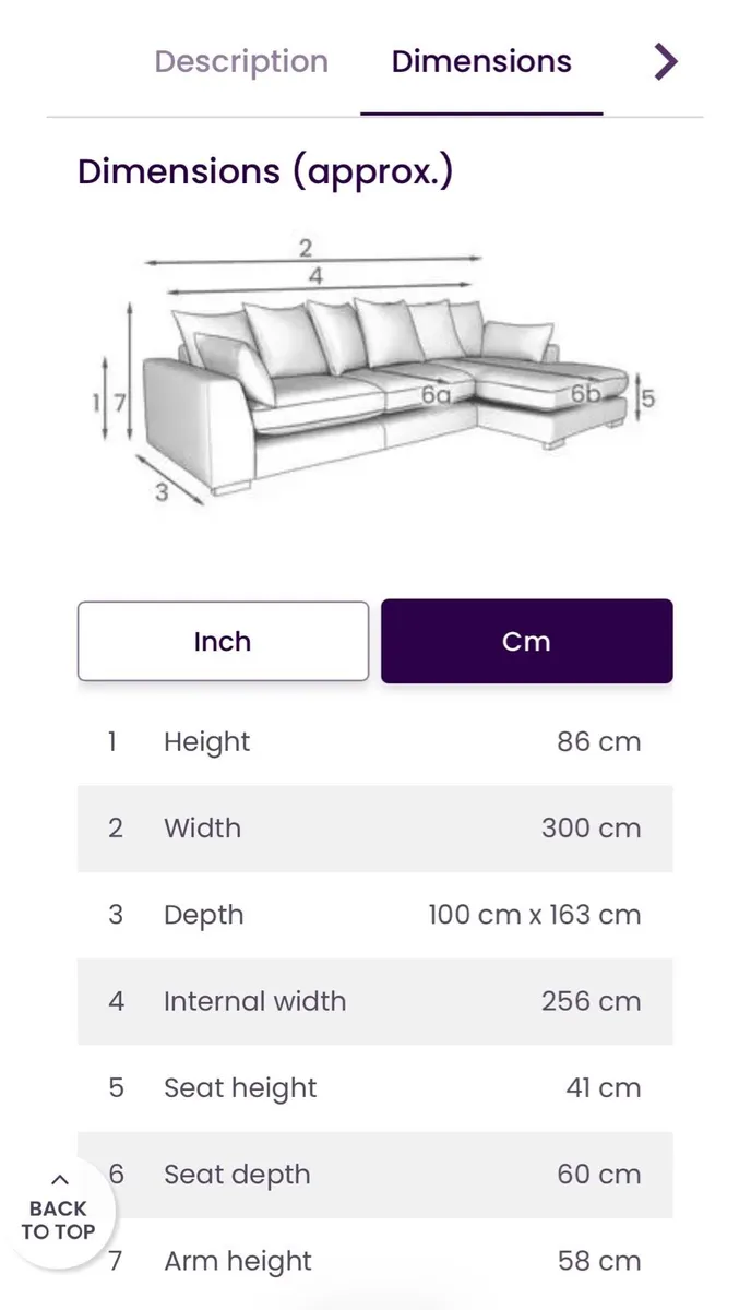 Right hand facing sofa - Image 4