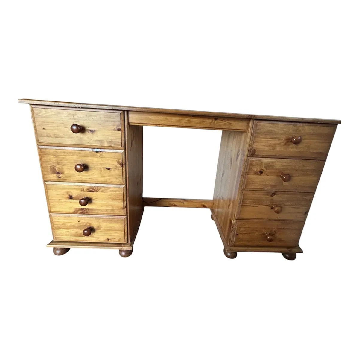 Vanity table with drawers and stool - Image 3