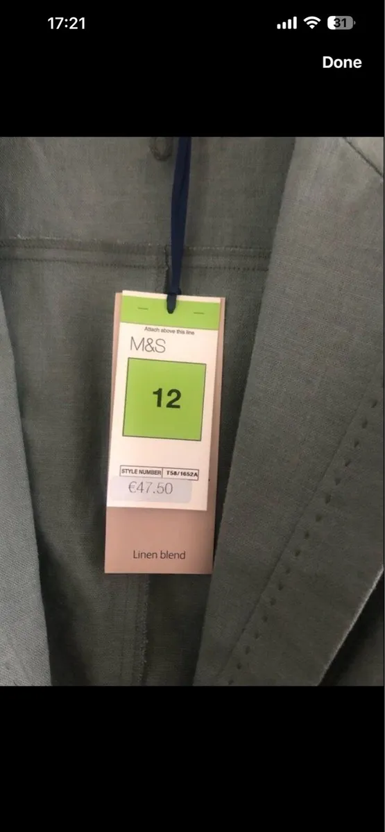 Ladies BNWT M&S blazer size 12 €15 - Image 3