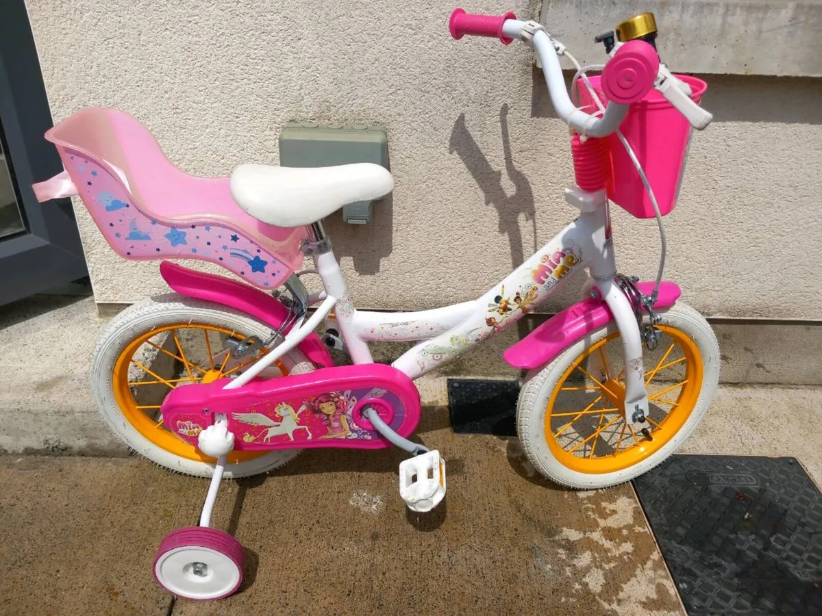 mia and me Kids bike size 14 inch wheels - Image 2