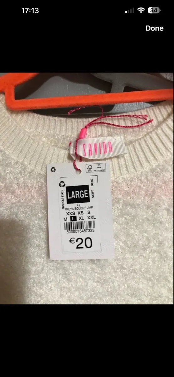 Ladles BNWT jumper size L €10 - Image 3