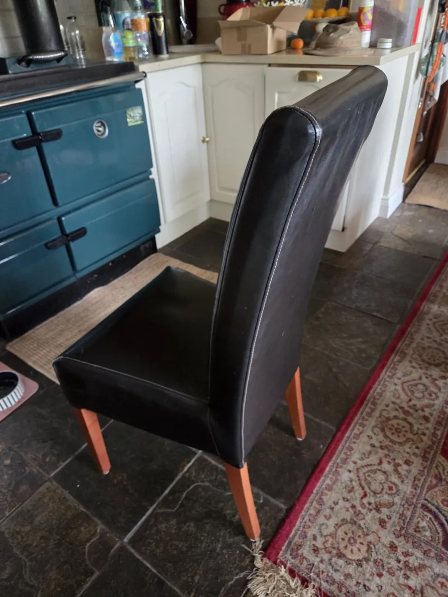 6 kitchen/dining chairs - Image 4