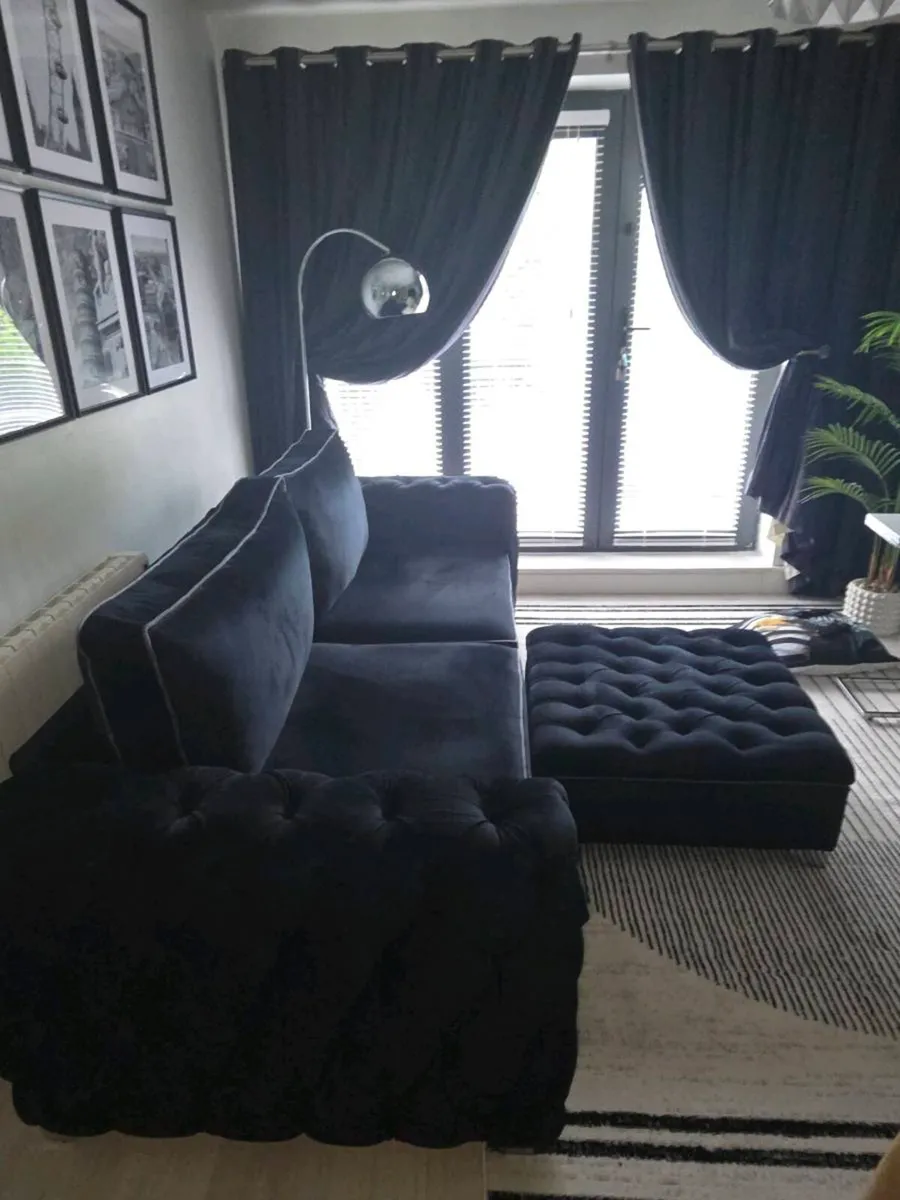Cambridge 2 seater large sofa & Foot stool - Image 3