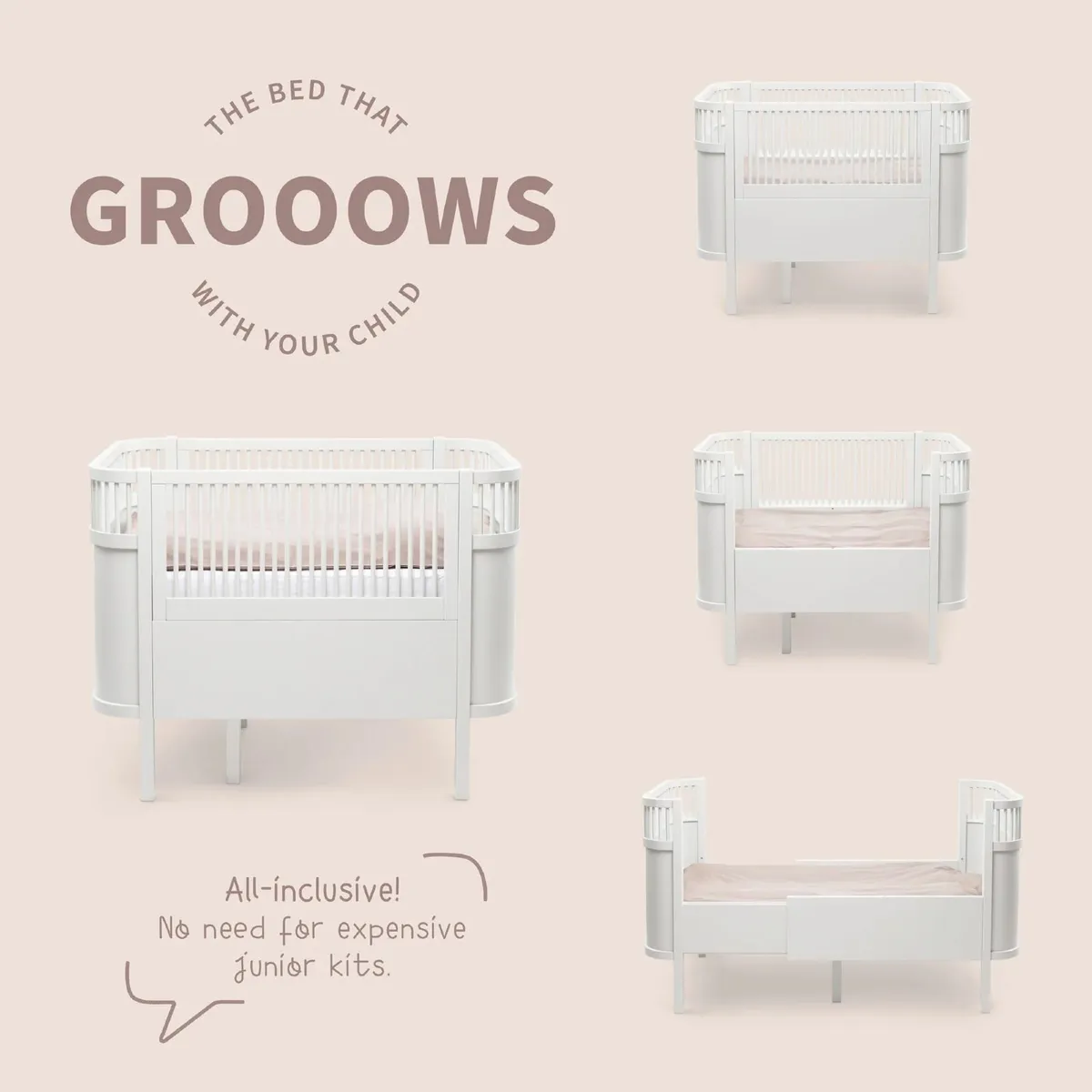 Baby Cot (Sebra brand) - Image 2