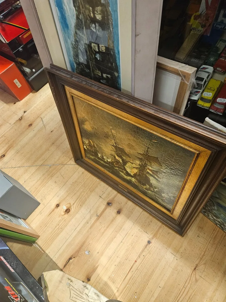 Picture Print Naval Battle - Image 1