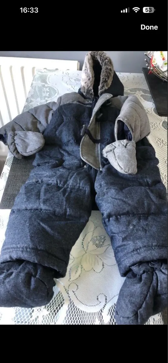 Boys Mothercare all in one suit 12/18 mths €10 - Image 2