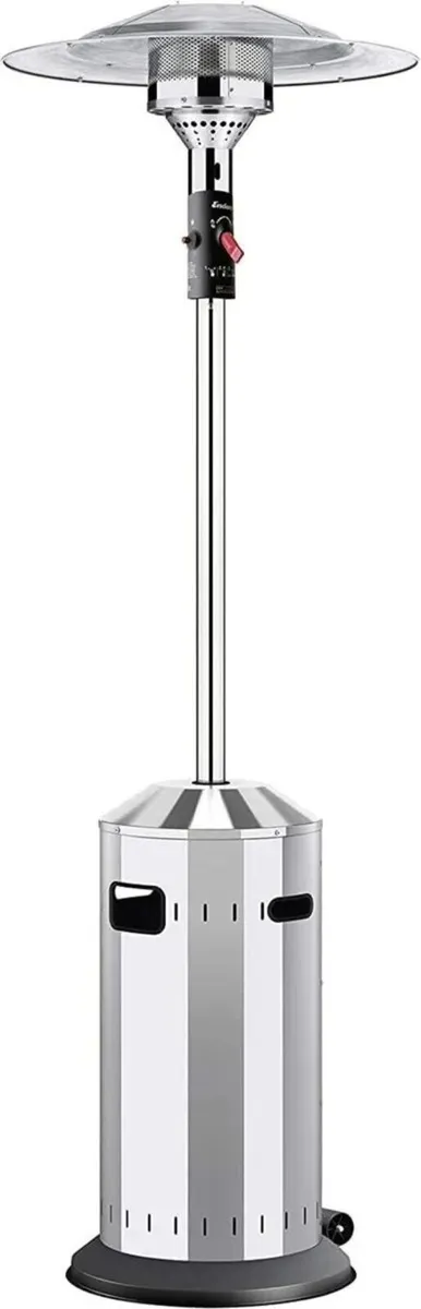 Elegance Gas Patio Heater by Enders Silver - Image 1