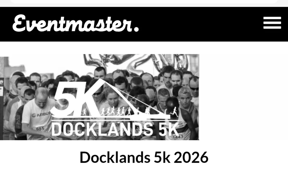 **WANTED**   Docklands 5K 2026 Entry