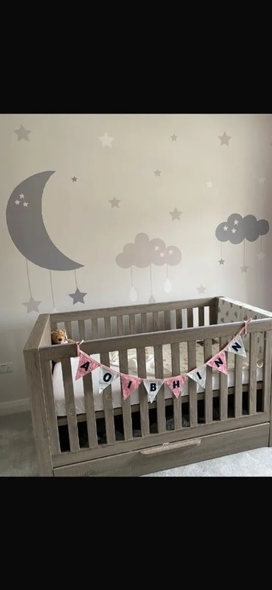 Mamas and Papas Franklin Cotbed- Oak - Image 1