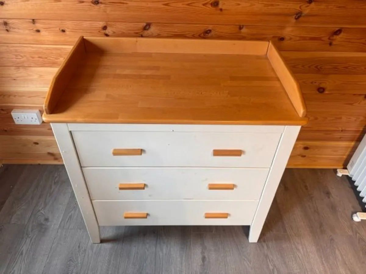 Chest of Drawers with baby Changing on Top - Image 3