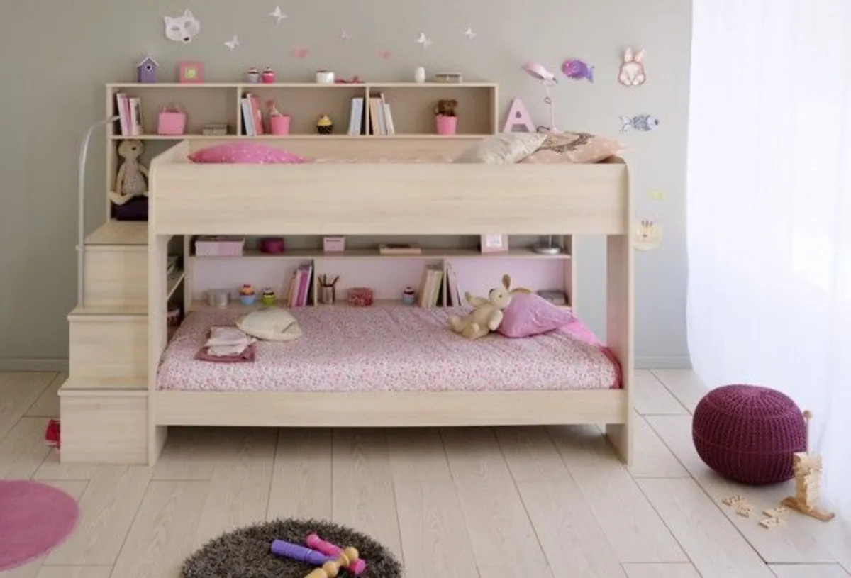 Bibop Acacia bunk bed (Parisot Bibop) - Image 1