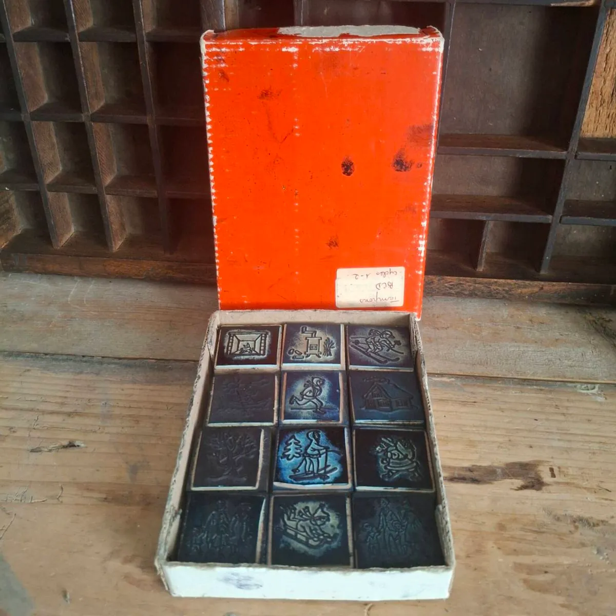 1960s Fernand Nathan Printing Blocks - Image 2