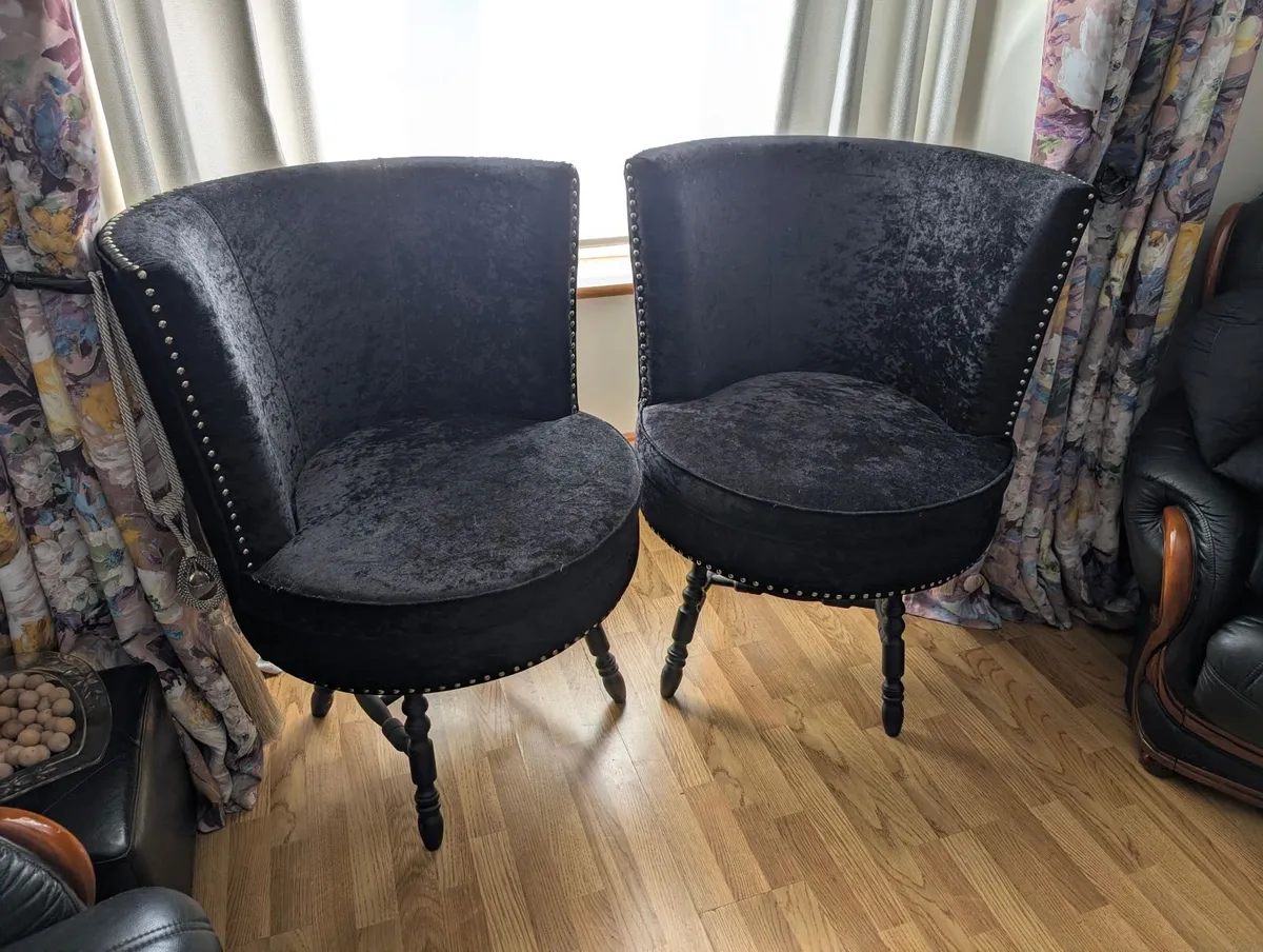 2 Elegant sitting room chairs - Image 1