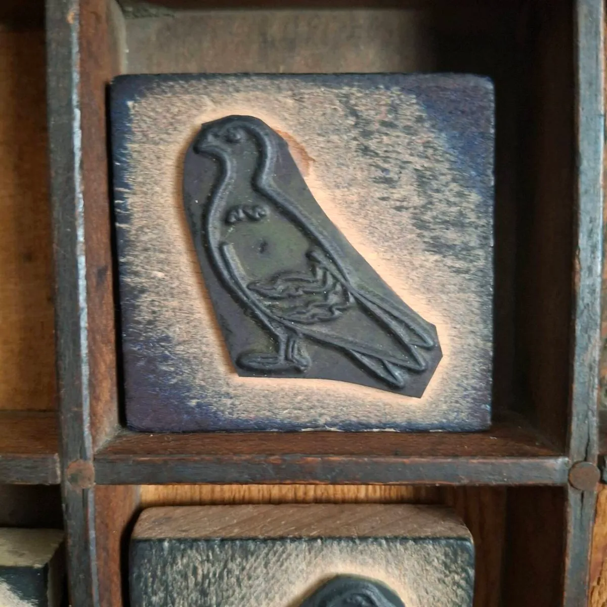 1970s French Birds Printer Blocks - Image 4