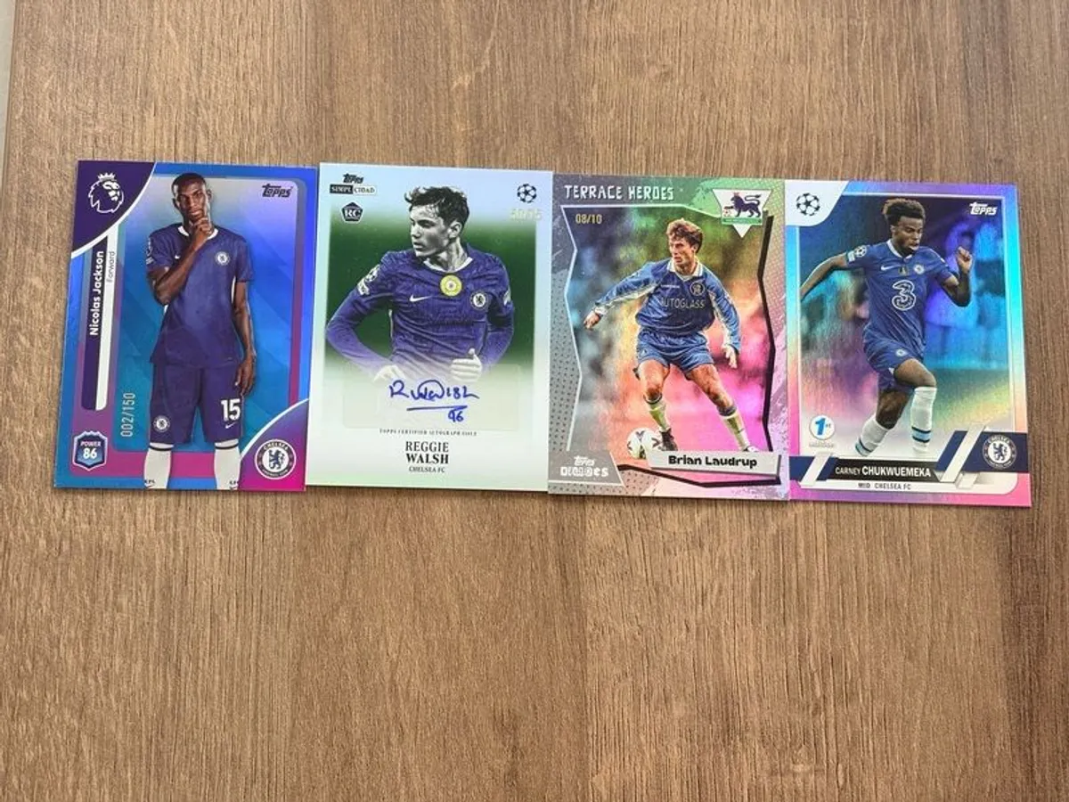 Topps Chelsea Bundle All Numbered + Auto Total 11 Cards - Image 4