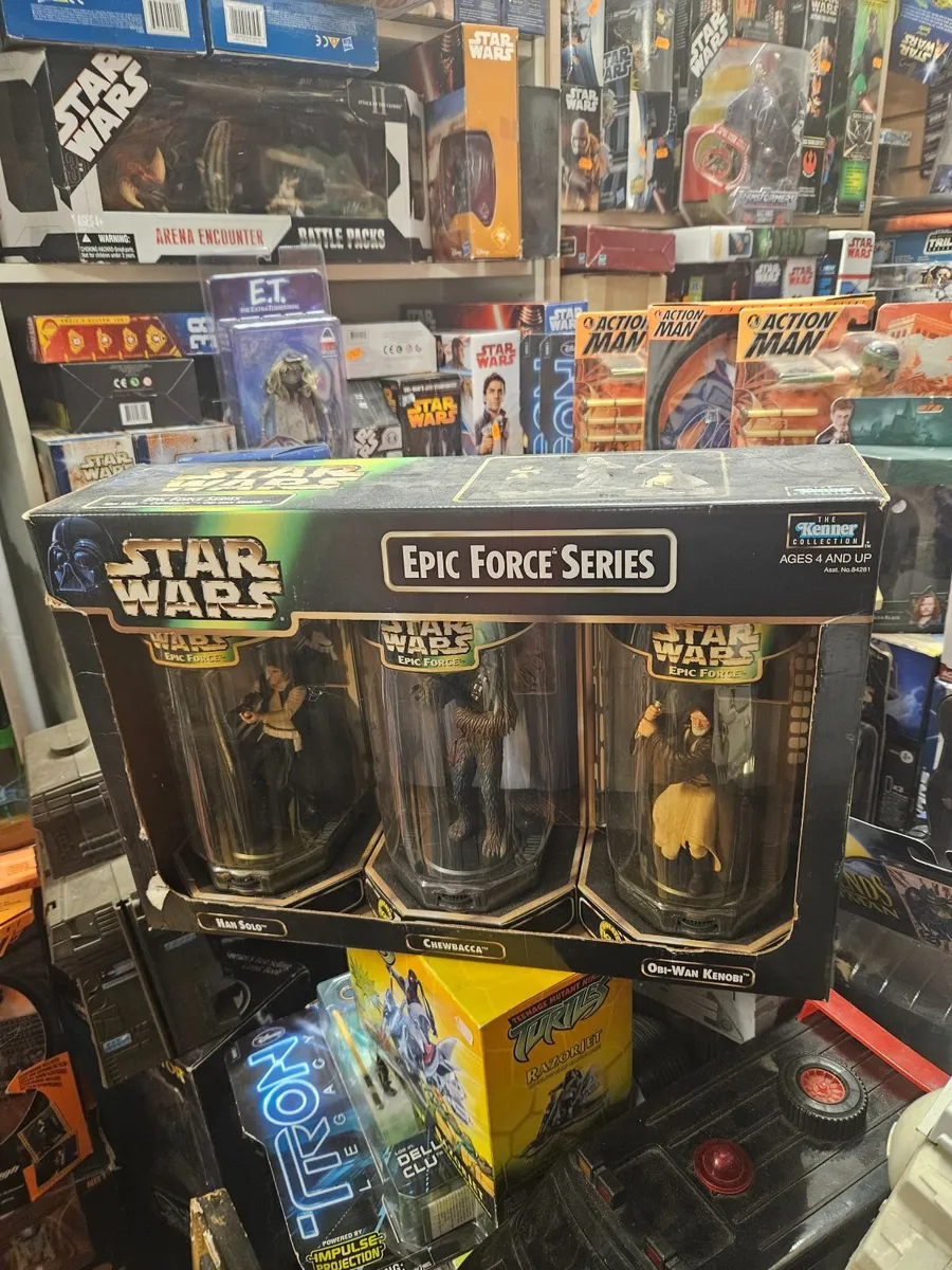 Star Wars Epic Force Series Han Solo Ben Kenobi Ch - Image 1