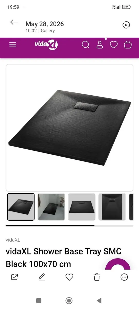 Shower tray and shower screen - Image 1