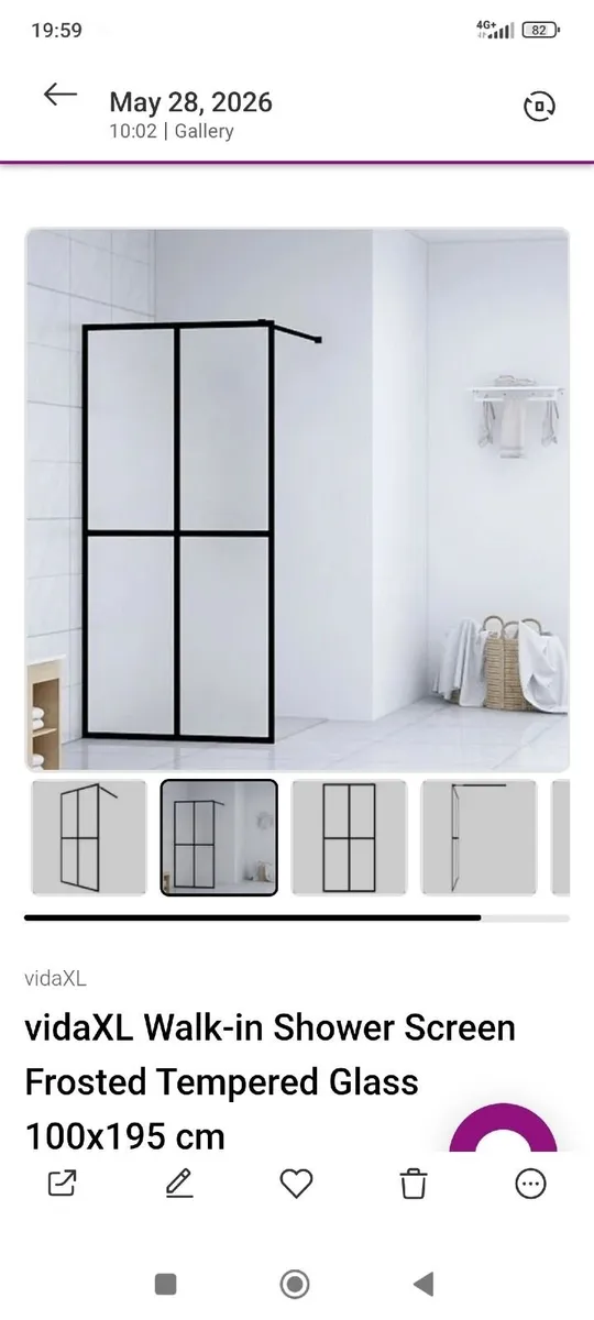 Shower tray and shower screen - Image 2