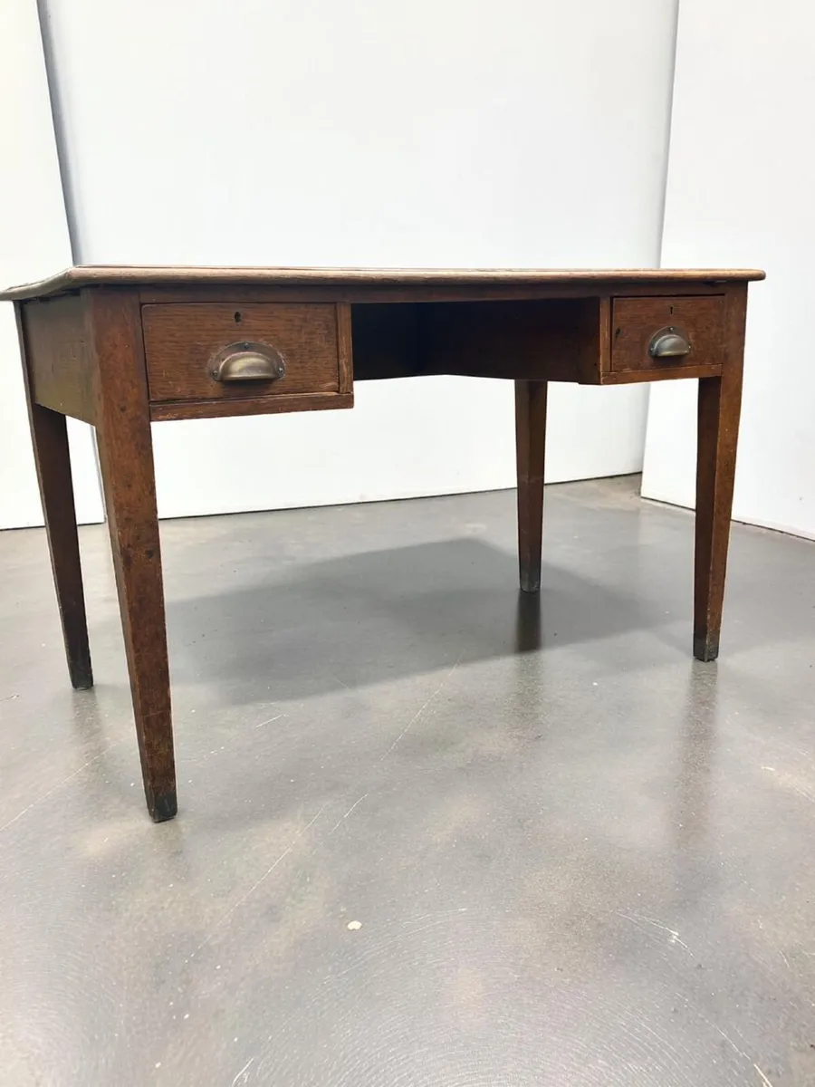 Vintage Desk - Oak - Home Writing Desk - Image 3