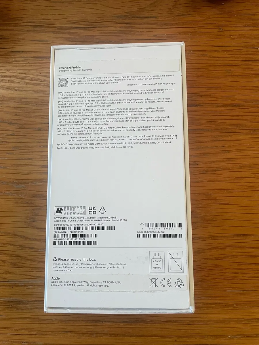 Brand new iPhone 16pro max desert titanium 256GB - Image 3