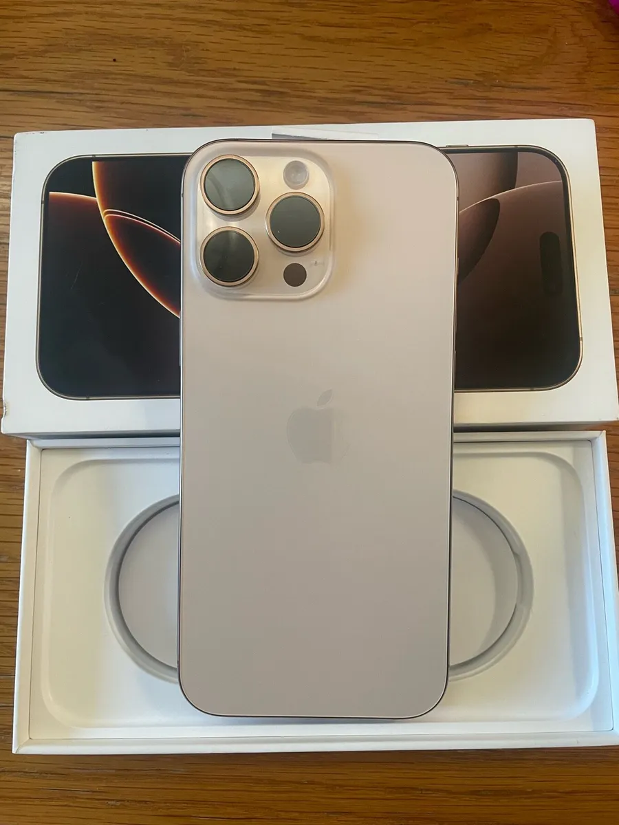 Brand new iPhone 16pro max desert titanium 256GB - Image 1