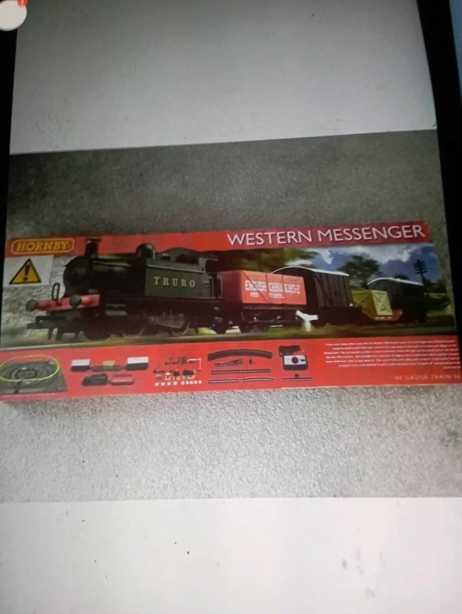HORNBY WESTERN  MESSENGER OO GAUGE TRAIN SET 🚂. - Image 1