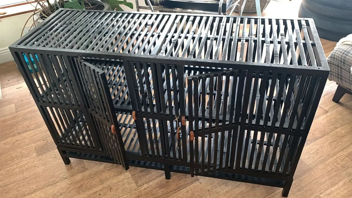 Bamboo cabinet/console table - Image 2
