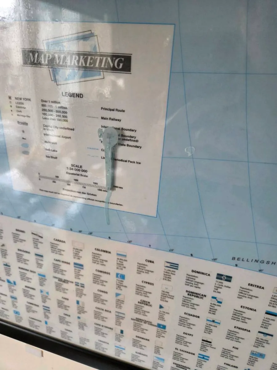 World Map Framed - Image 2