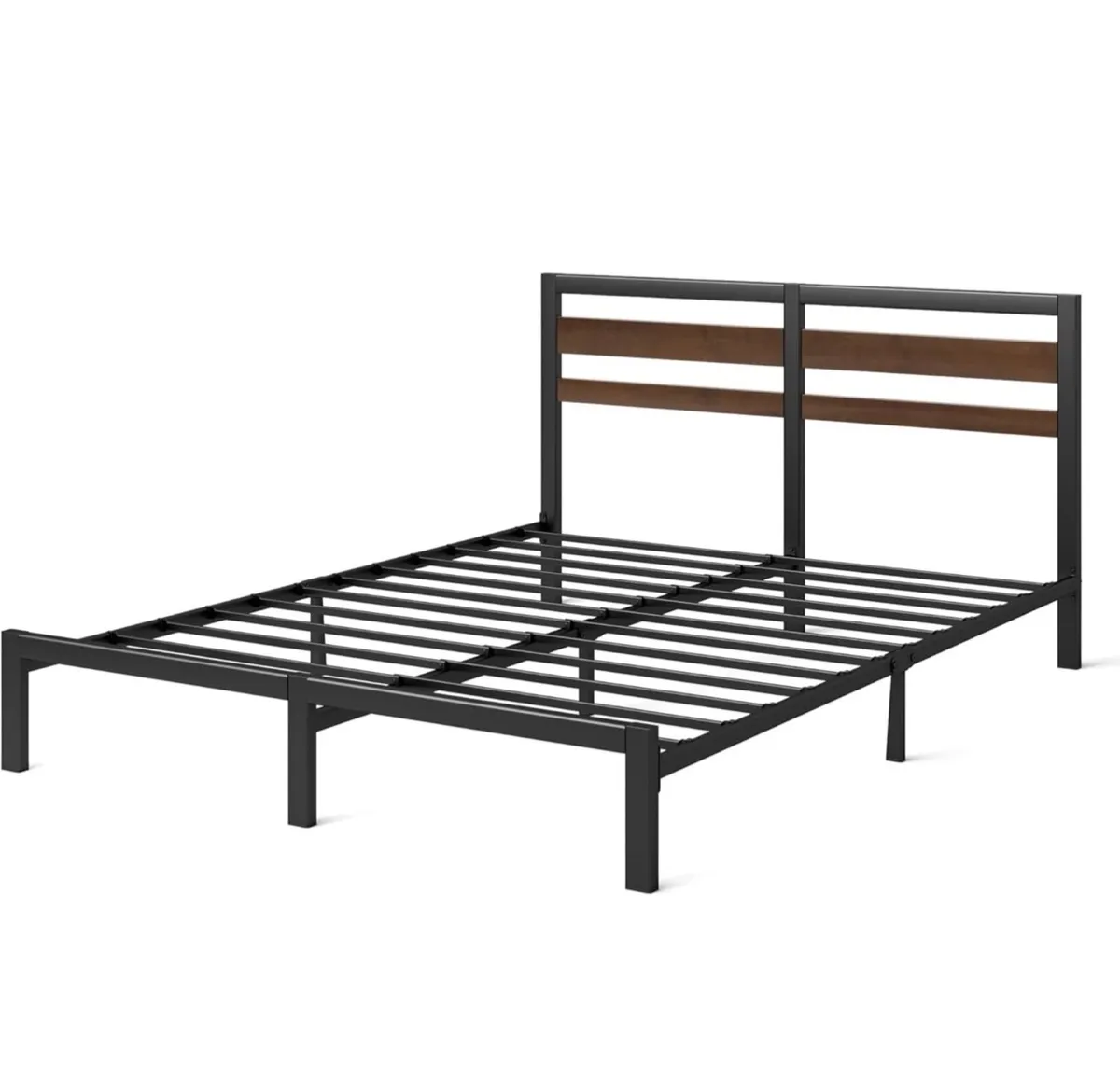 Double Bed Frame with Headboard (135 x 190 cm) – B - Image 2