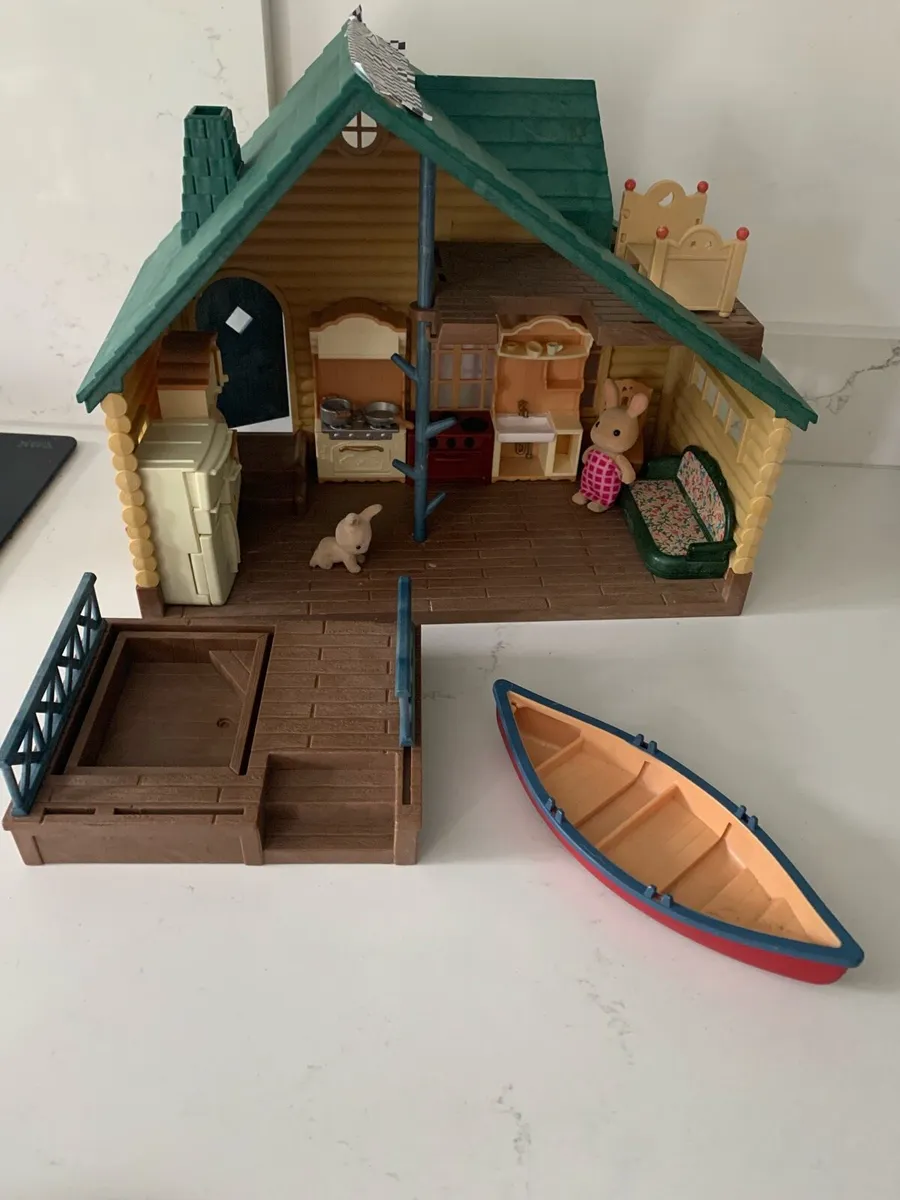 Sylvanian family  Log cabin & accessories - Image 2