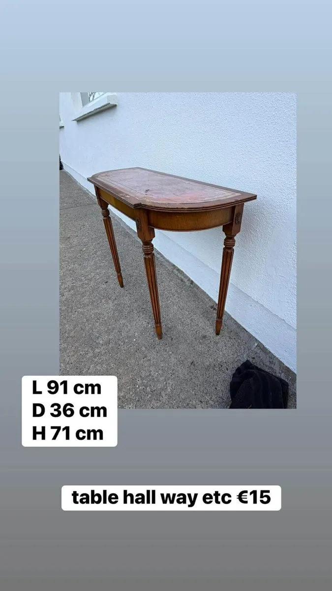 hall table side table / desk - Image 1