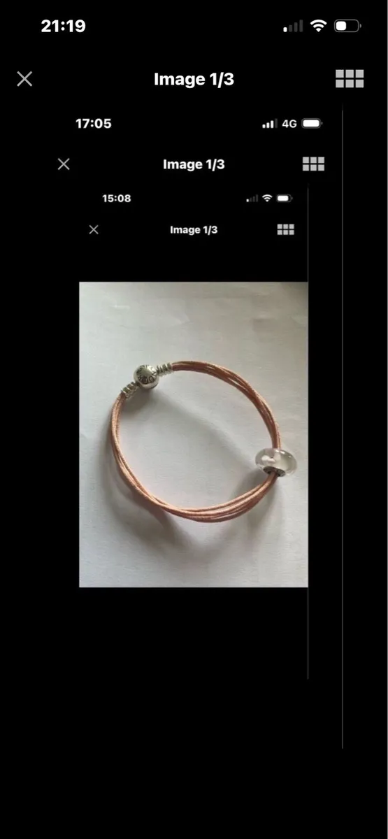 I rage Pandora Silver Ball Bracelet - Image 1