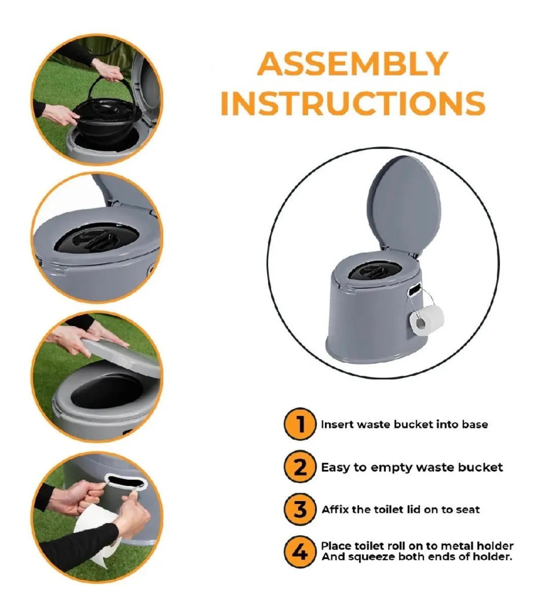 6litre portable Camping Toilet - Image 3