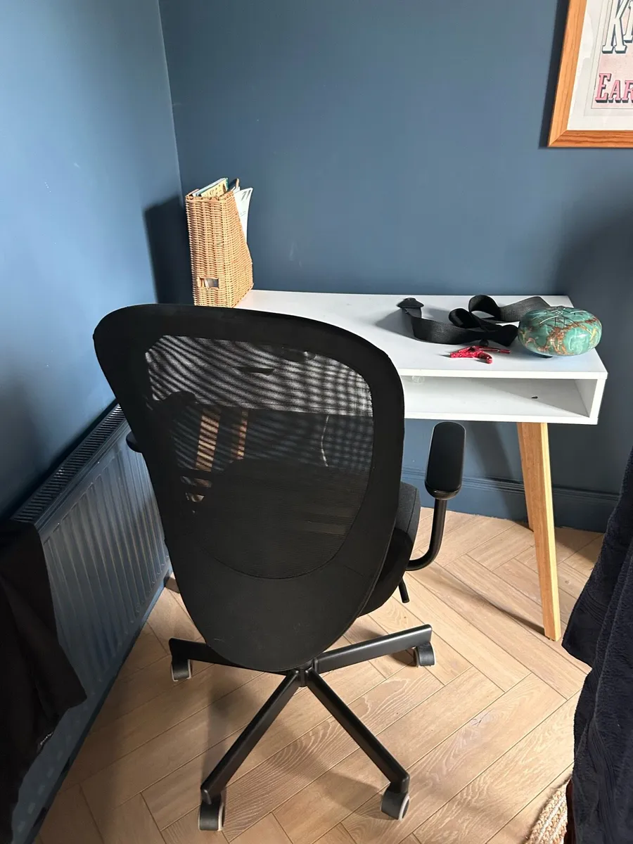 Desk and chair