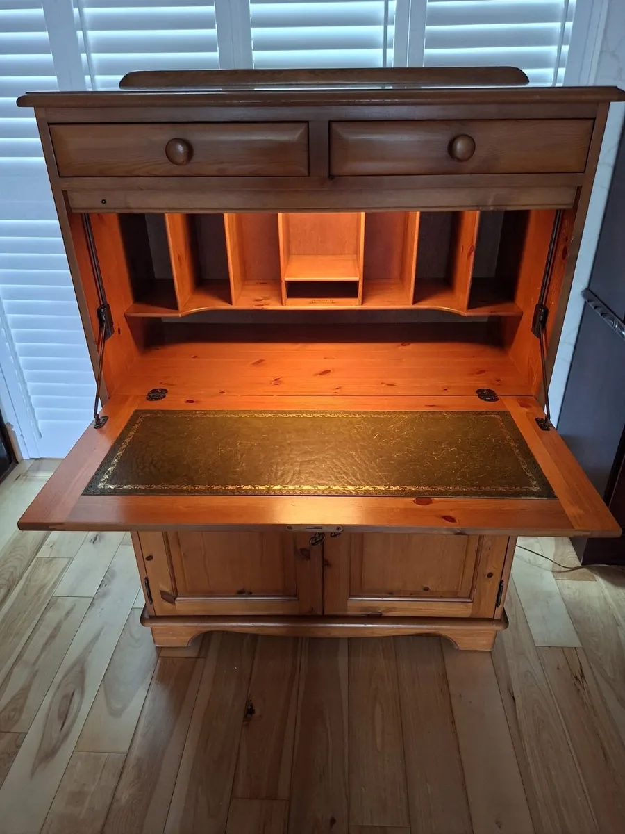 Vintage Bureau Desk - Image 4
