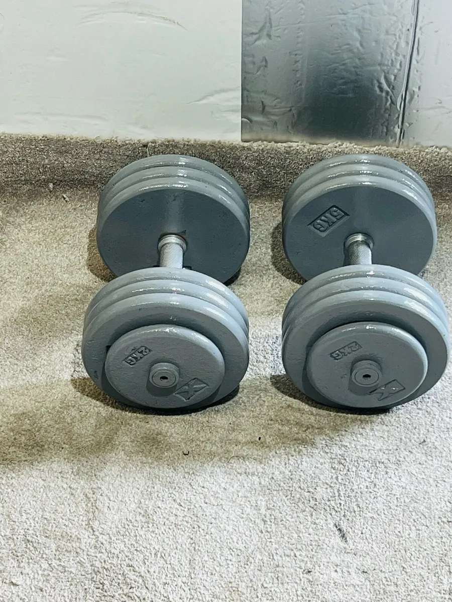 68KG DUMBBELLS 2 X 34Kgs - Image 1