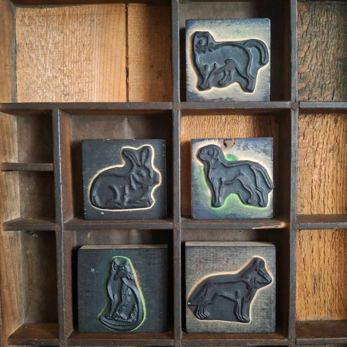 Vintage French Printing Blocks - Image 1