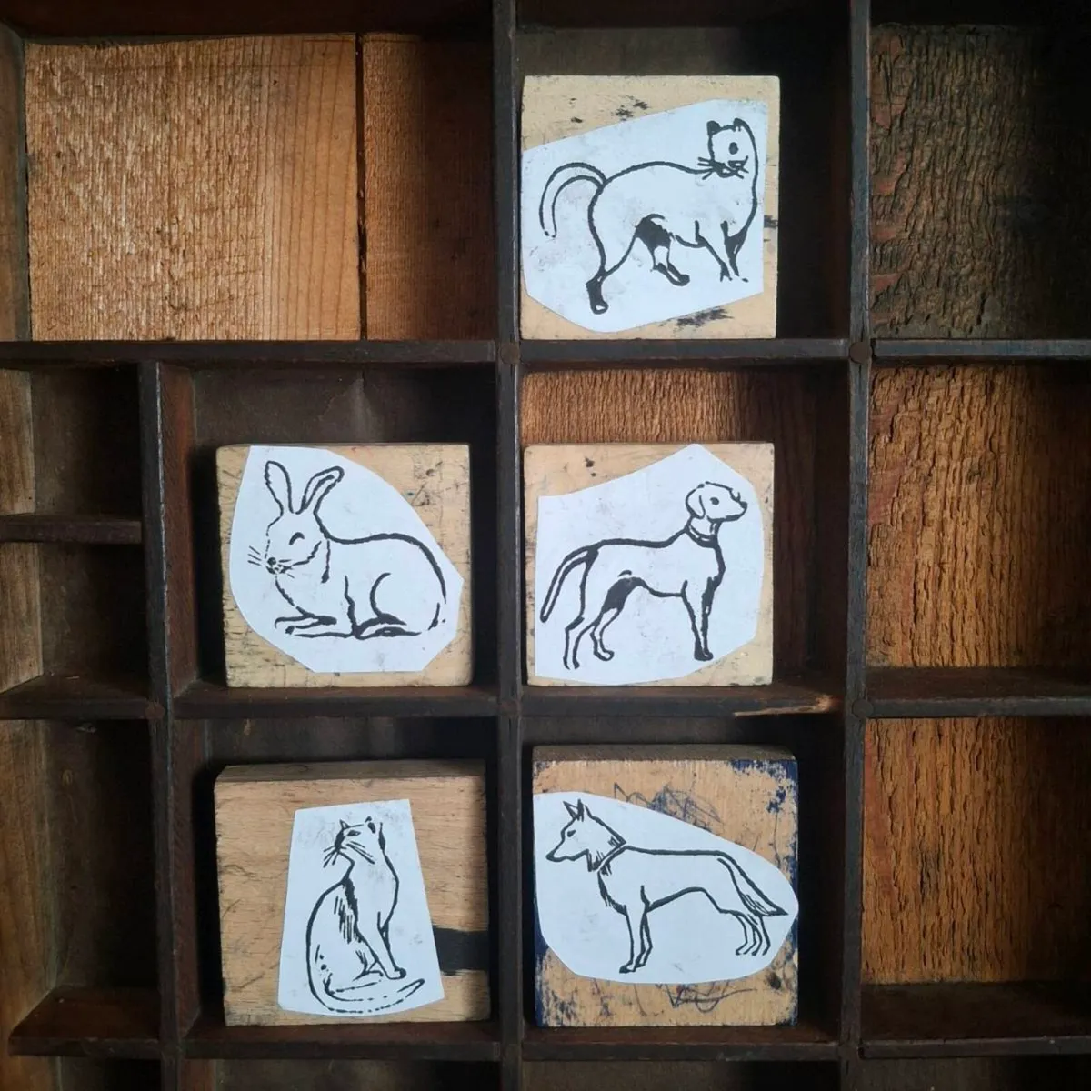 Vintage French Printing Blocks - Image 2